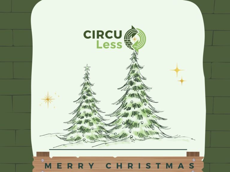 Grey Green Yellow Minimalist Christmas Greeting Linkedin Post